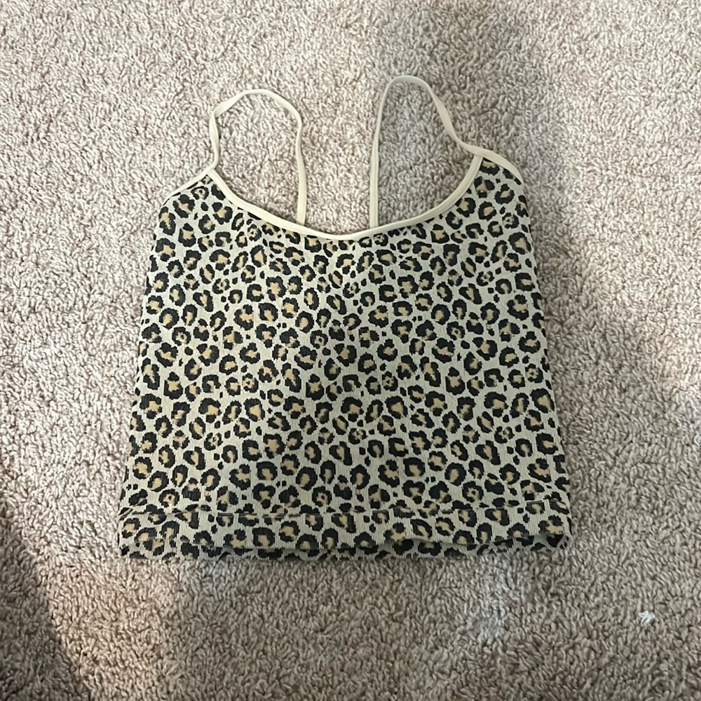 Cheetah tank top
